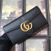 GG Marmont continental wallet 400586 Black - 1