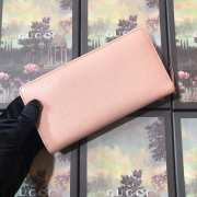 Gucci Leather zip around wallet Pink - 4