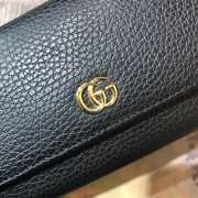 GG Marmont leather continental wallet Black - 6