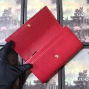 GG Marmont leather continental wallet Red - 4