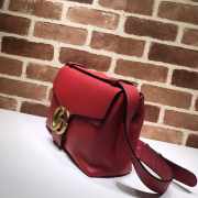 Gucci GG Marmont Leather Shoulder Bag 401173 Red - 6