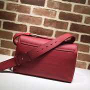 Gucci GG Marmont Leather Shoulder Bag 401173 Red - 5