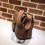 Gucci GG Marmont Leather Shoulder Bag 401173 Brown - 6