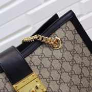 Gucci Padlock medium GG shoulder bag Black 479197 - 3