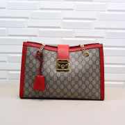 Gucci Padlock medium GG shoulder bag Red 479197 - 1