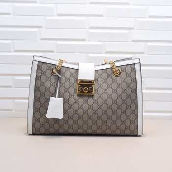 Gucci Padlock medium GG shoulder bag White 479197