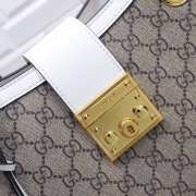 Gucci Padlock medium GG shoulder bag White 479197 - 6