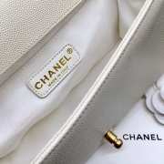 Chanel Leboy bag Caviar 25cm White - 6