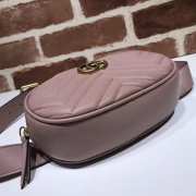 GG Marmont matelassé leather belt Pink bag 476434 - 6