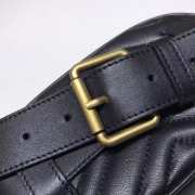 GG Marmont matelassé leather belt Black bag 476434 - 2