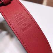 GG Marmont matelassé leather belt Red bag 476434 - 5