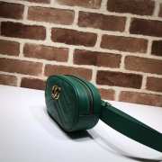 GG Marmont matelassé leather belt Green bag 476434 - 3