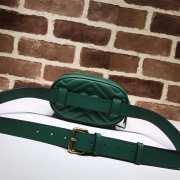 GG Marmont matelassé leather belt Green bag 476434 - 4