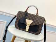 LV N40146 Crossbody Handbag Damier Ebene Black - 1