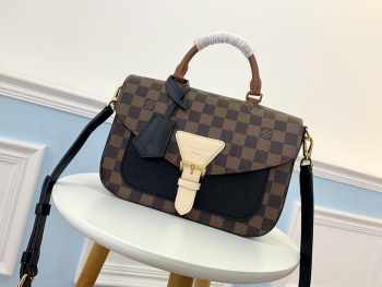 LV N40146 Crossbody Handbag Damier Ebene Black