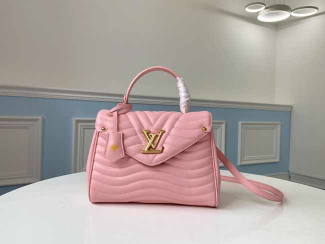 LV NEW WAVE TOP HANDLE HANDBAG Silky calfskin Pink - 1