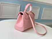 LV NEW WAVE TOP HANDLE HANDBAG Silky calfskin Pink - 6