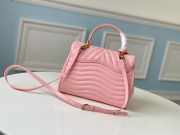 LV NEW WAVE TOP HANDLE HANDBAG Silky calfskin Pink - 4