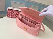 LV NEW WAVE TOP HANDLE HANDBAG Silky calfskin Pink - 3