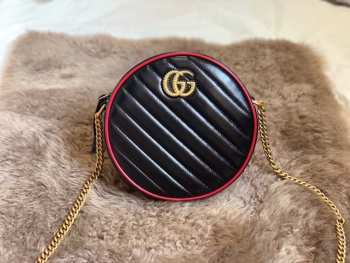 Gucci GG Marmont Mini Round Shoulder Bag