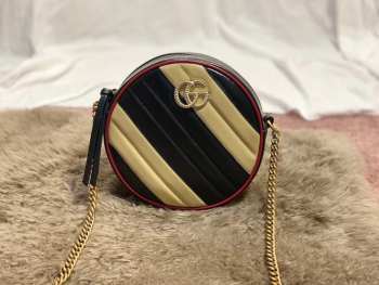 Gucci GG Marmont Mini Round Bag