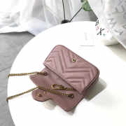 Gucci Super Mini GG Marmont Bag 17CM Pink - 5