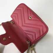 Gucci Super Mini GG Marmont Bag 17CM Red - 5