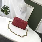 Gucci Super Mini GG Marmont Bag 17CM Red - 4