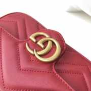 Gucci Super Mini GG Marmont Bag 17CM Red - 3