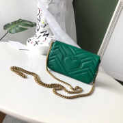 Gucci Super Mini GG Marmont Bag 17CM Green - 4