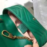 Gucci Super Mini GG Marmont Bag 17CM Green - 3