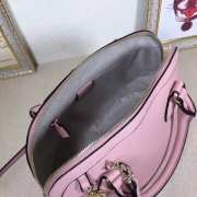 Gucci GG Charm Pink Leather Medium Convertible Dome Bag 449662 - 3