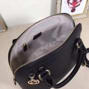 Gucci GG Charm Black Leather Medium Convertible Dome Bag 449662 - 5