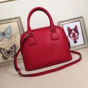 Gucci GG Charm Red Leather Medium Convertible Dome Bag 449662 - 5