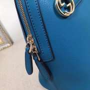 Gucci GG Charm Leather Medium Convertible Dome Bag 449662 - 4