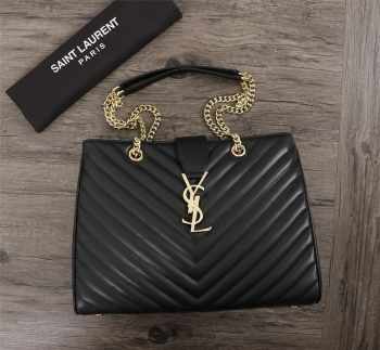 YSL MONOGRAM Handbag Black