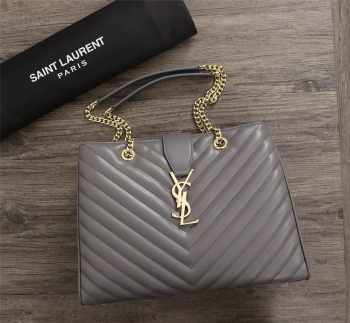 YSL MONOGRAM Handbag Gray