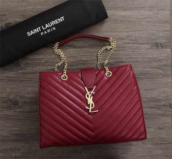 YSL MONOGRAM Handbag Red