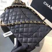 Chanel Flap Bag Caviar in Black 25cm with Gold Hardware - 3