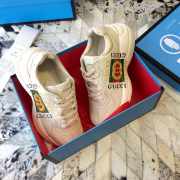 Gucci Distressed leather horny retro running shoes 002 - 3