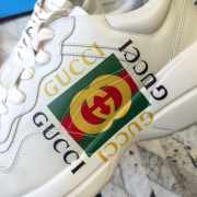 Gucci Distressed leather horny retro running shoes 002 - 5