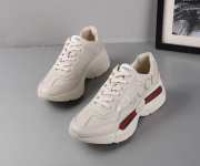 Gucci Distressed leather horny retro running shoes 004 - 1