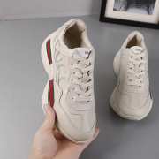 Gucci Distressed leather horny retro running shoes 004 - 2