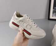 Gucci Distressed leather horny retro running shoes 004 - 6