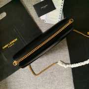 YSL Calfskin chain bag Black - 5