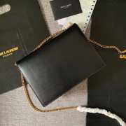 YSL Calfskin chain bag Black - 3