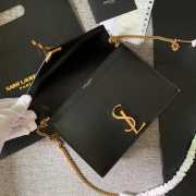 YSL Calfskin chain bag Black - 2