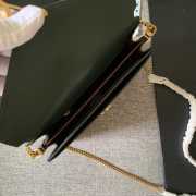 YSL Calfskin chain bag Green - 5