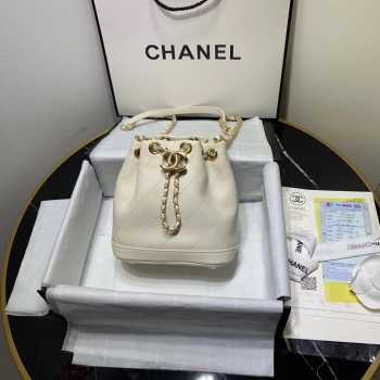 Chanel Bucket Chain Bag 16cm White