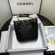 Chanel Bucket Chain Bag 16cm Black - 4